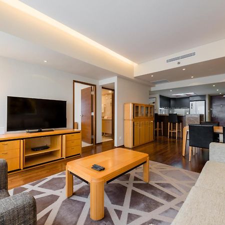 Shanghai Centre Serviced Apartment Bagian luar foto