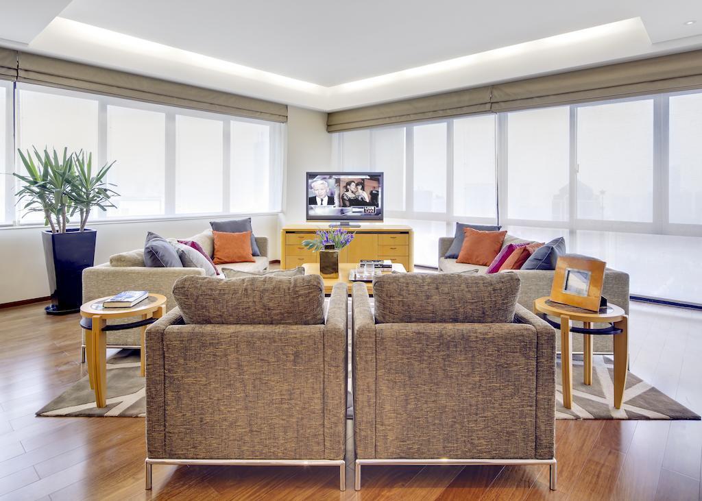 Shanghai Centre Serviced Apartment Bagian luar foto