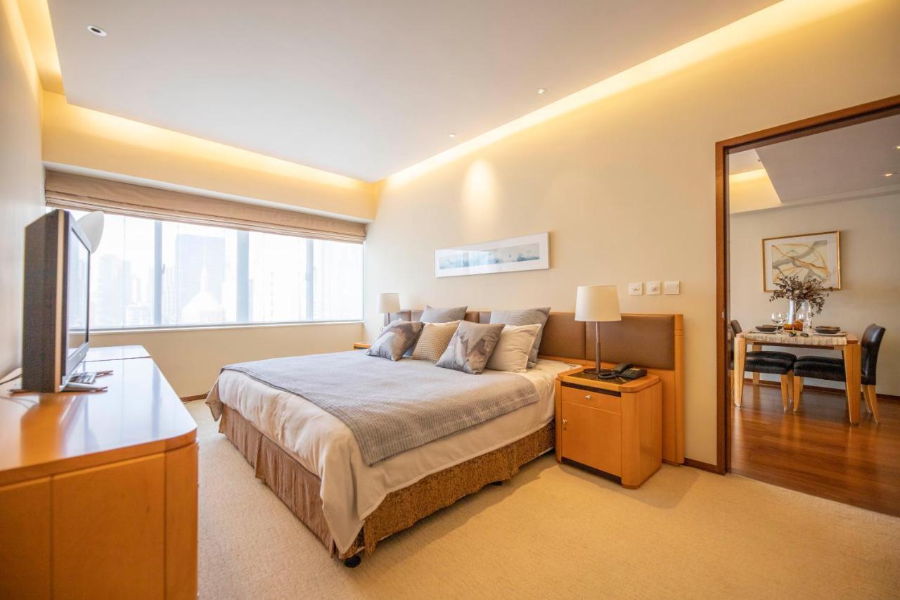 Shanghai Centre Serviced Apartment Bagian luar foto