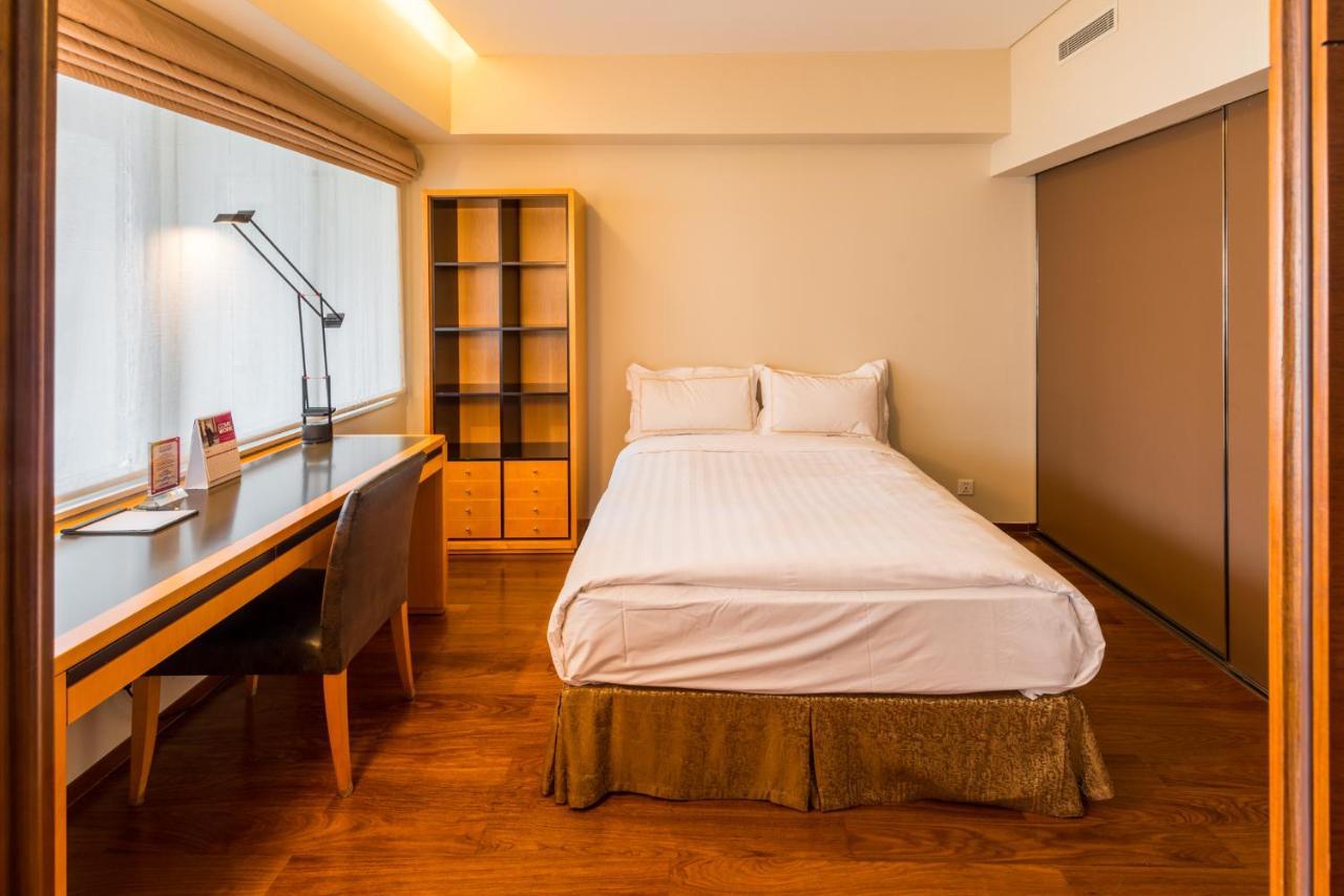 Shanghai Centre Serviced Apartment Bagian luar foto