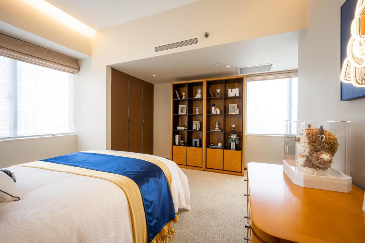 Shanghai Centre Serviced Apartment Bagian luar foto