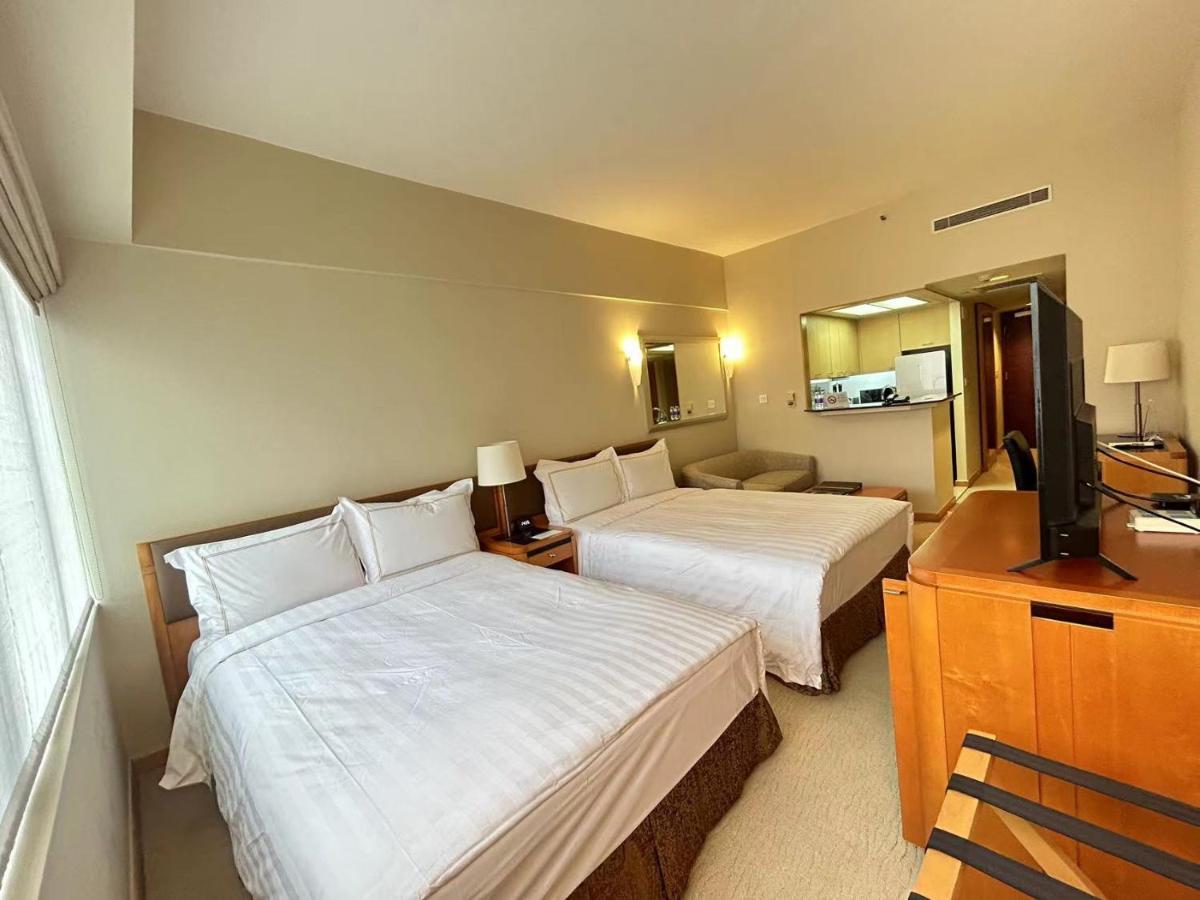 Shanghai Centre Serviced Apartment Bagian luar foto