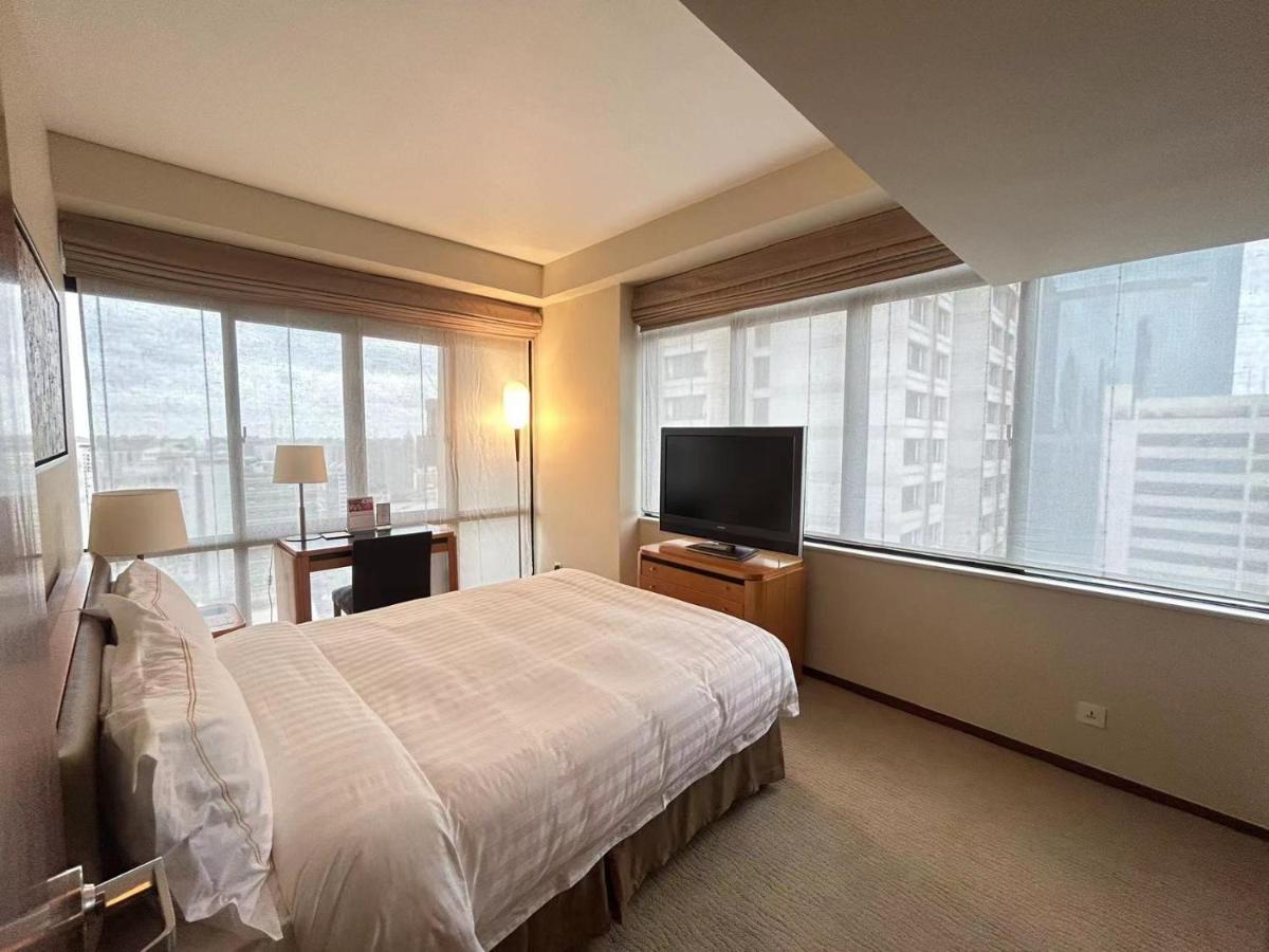 Shanghai Centre Serviced Apartment Bagian luar foto
