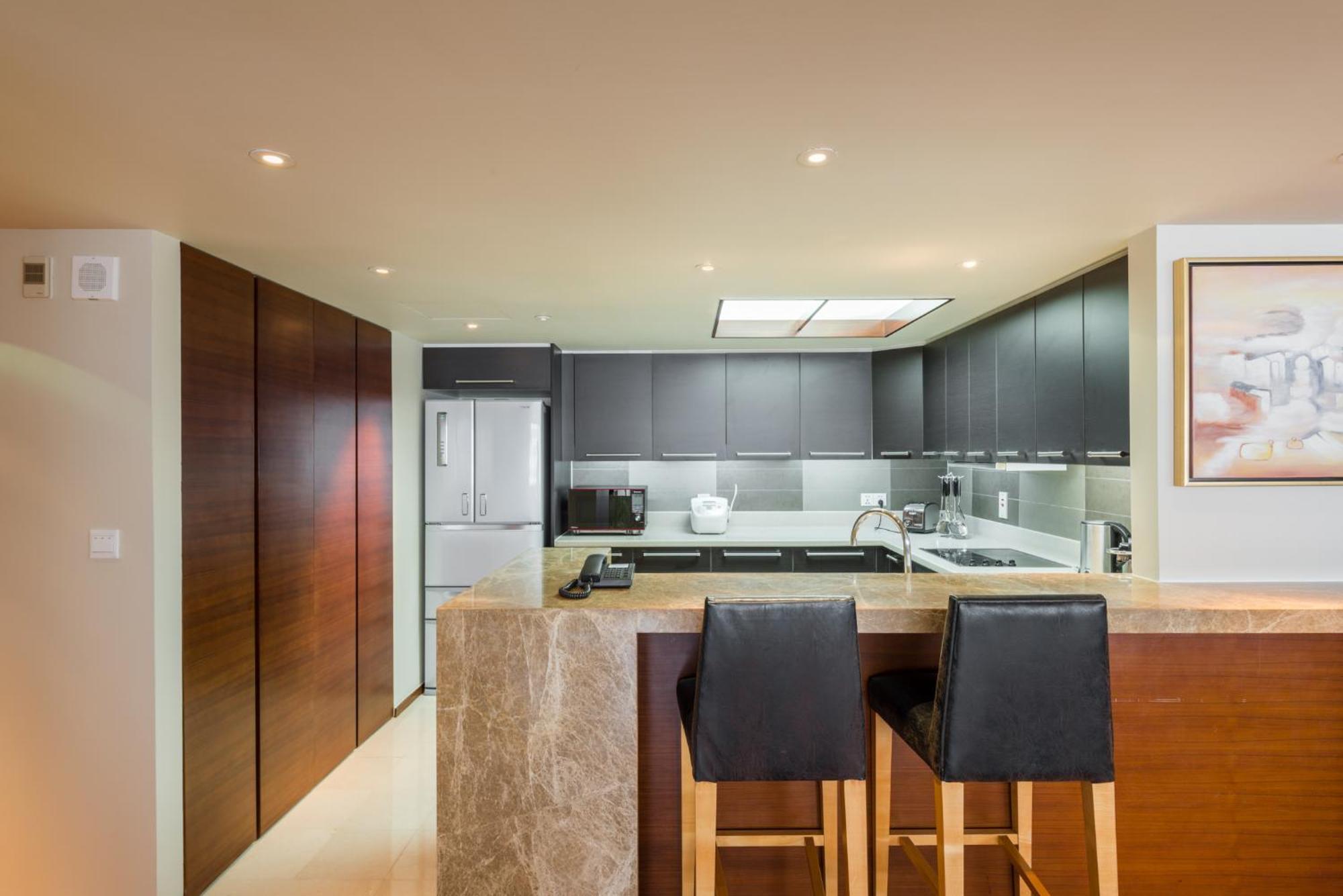 Shanghai Centre Serviced Apartment Bagian luar foto