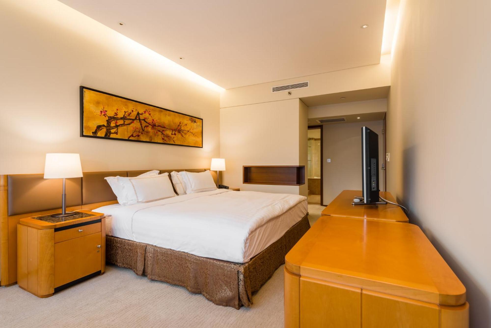 Shanghai Centre Serviced Apartment Bagian luar foto