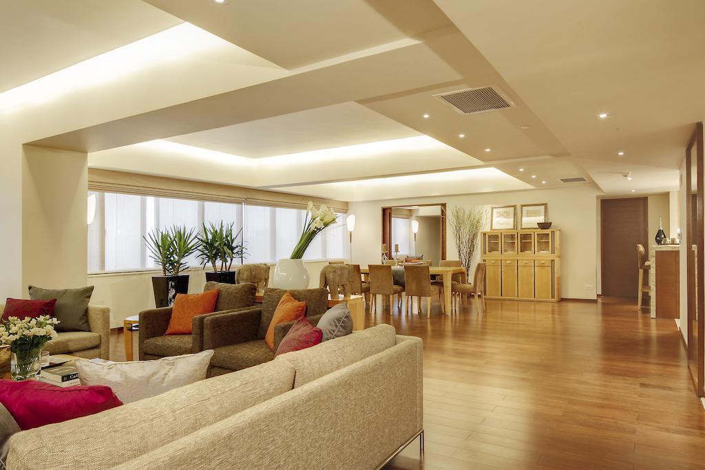 Shanghai Centre Serviced Apartment Bagian luar foto